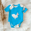 White Easter Bunnies - Bright Blue - Pre-Order