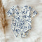 Navy Blue Floral Block - Pre-Order