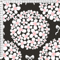 Bows And Hydrangeas - Charcoal - Pre-Order