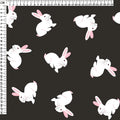 White Easter Bunnies - Charcoal - Pre-Order