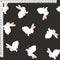 White Easter Bunnies - Charcoal - Pre-Order