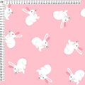 White Easter Bunnies - Pink - Pre-Order