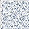 Navy Blue Floral Block - Pre-Order
