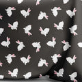 White Easter Bunnies - Charcoal - Pre-Order