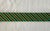 Green & Gold Striped Bias Binding - 25mm WIDE - 4.1m REMNANT