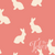 Bunnies on Coral - Pre-Order