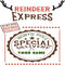 Christmas Sack Panel - Reindeer Express - Pre-Order