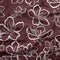 White Blossoms on Maroon - Pre-Order