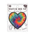 Iron On Motif - Tie Dye Heart