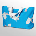 White Easter Bunnies - Bright Blue - Pre-Order