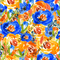 Tangerine Bluebells - Pre-Order - Clover & Co Fabrics