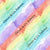 Diagonal Rainbow Splash - Pre-order - Clover & Co Fabrics