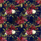 Poinsettia Perfection in Navy - Pre-order - Clover & Co Fabrics