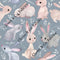 Bunnies in the woods - Pre-Order - Clover & Co Fabrics