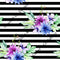 Striped Floral - Pre-Order - Clover & Co Fabrics